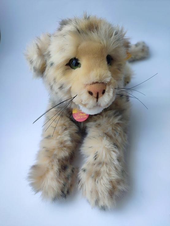 Вінтажна коллекційна іграшка гепард леопард STEIFF 102844 Molly BabyLowe, numer zdjęcia 5