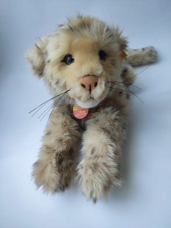 Вінтажна коллекційна іграшка гепард леопард STEIFF 102844 Molly BabyLowe, фото №6