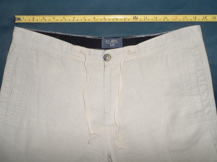 Штани чоловічі літні бежеві розмір XL, фото №10