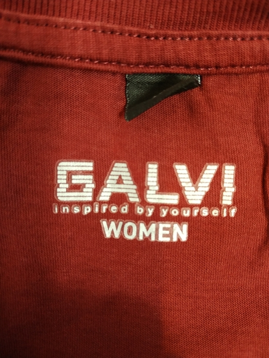 Футболка стрейчева жіноча GALVI коттон p-p L(маломірить), numer zdjęcia 6