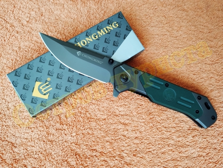 Нож складной CM 96 Flipper с клипсой Хаки, фото №3