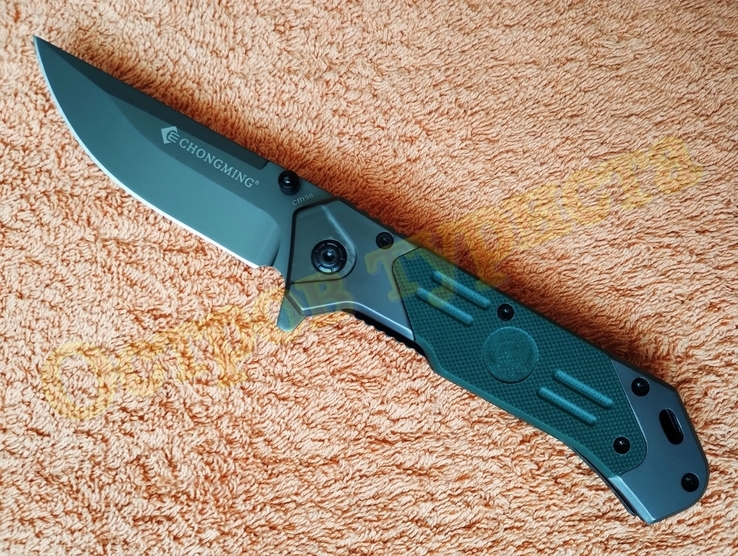 Нож складной CM 96 Flipper с клипсой Хаки, фото №4