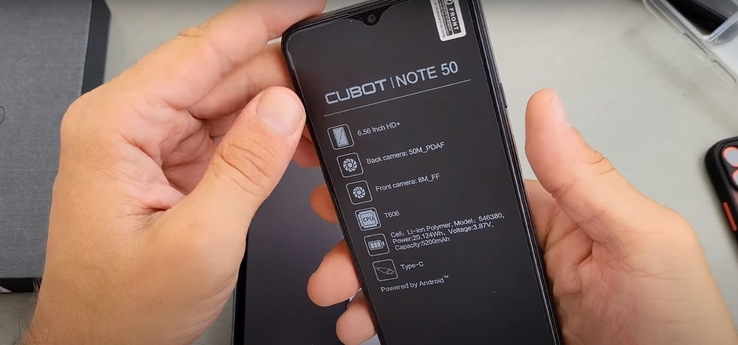 Cubot Note 50 BLACK 8/256GB NFC + БАМПЕР, numer zdjęcia 4