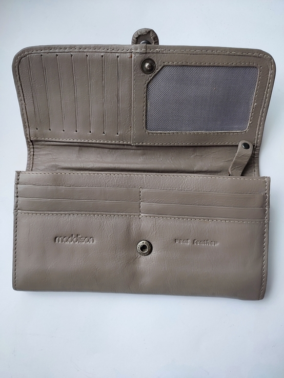 Шкіряний гаманець портмоне Maddison, оригінал, фото №5