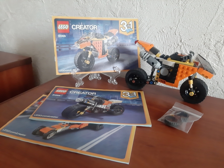 Набор Лего Lego Creator 31059 3в1 Оранжевый мотоцикл, numer zdjęcia 2