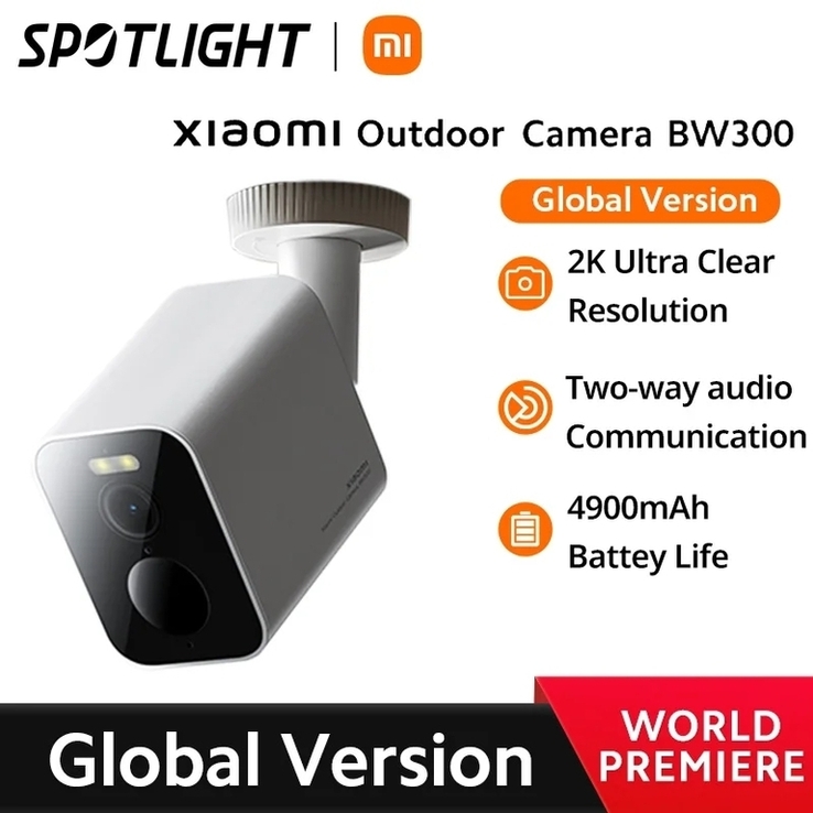 Умная камера Xiaomi BW300 2К Глобальная Версия Limited Edition, numer zdjęcia 2