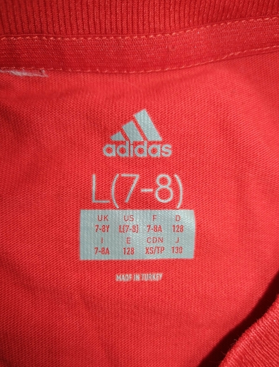 Футболка Adidas, размер L для мальчика 7-8 лет, photo number 6