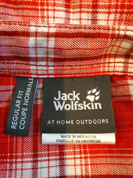 Сорочка чоловіча клітка червона JACK WOLFSKIN p-p XL, numer zdjęcia 8