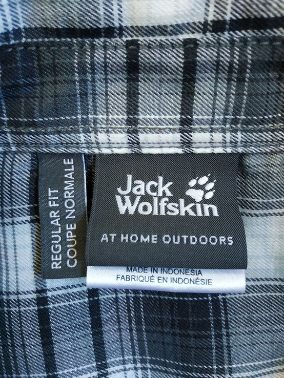 Сорочка чоловіча клітка сіра JACK WOLFSKIN p-p XL, photo number 10