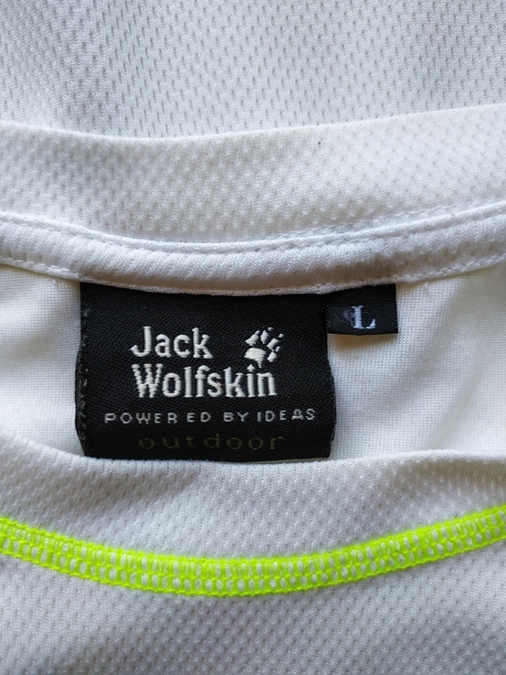 Футболка стрейчева чоловіча біла JACK WOLFSKIN p-p L, photo number 6