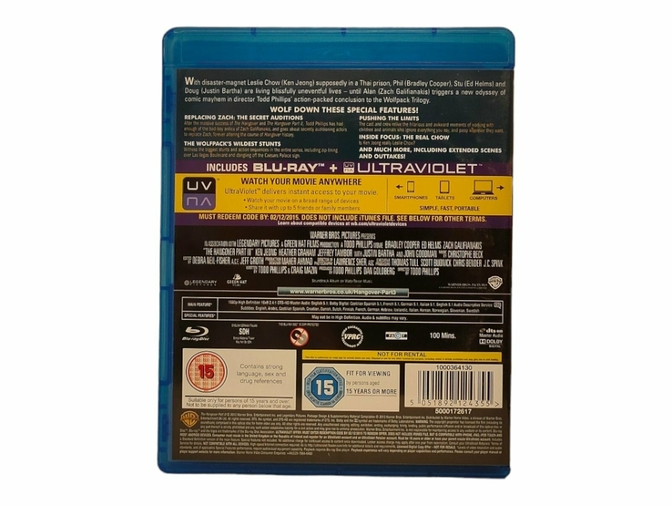 Blu Ray диск The Hangover Part III (на англійській мові), numer zdjęcia 3