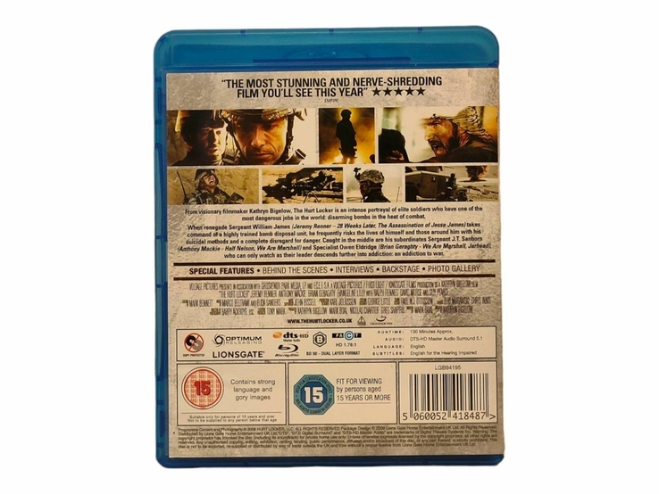 Blu Ray диск The Hurt Locker (на англійській мові), фото №3