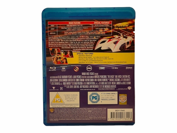 Blu Ray диск Speed Racer (на англійській мові), photo number 3