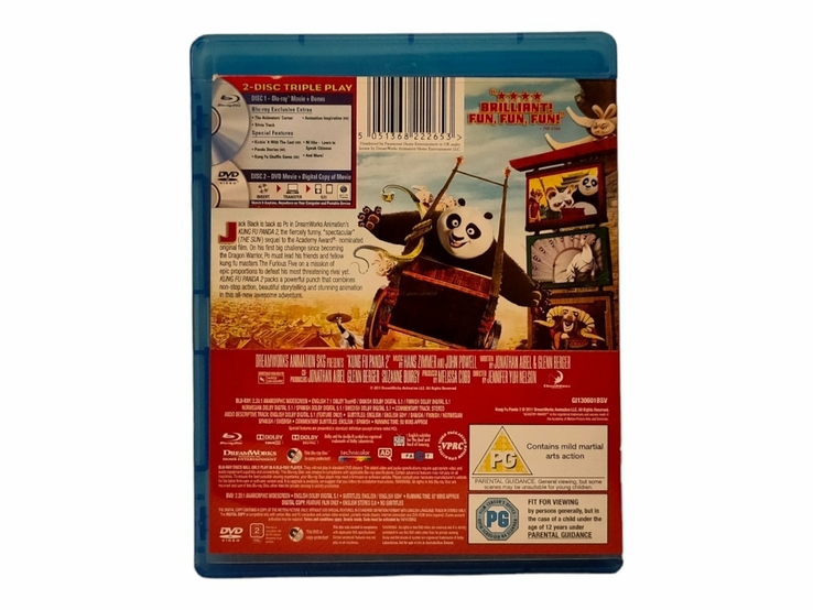 Blu Ray диск Kung Fu Panda 2 (на англійській мові), photo number 3