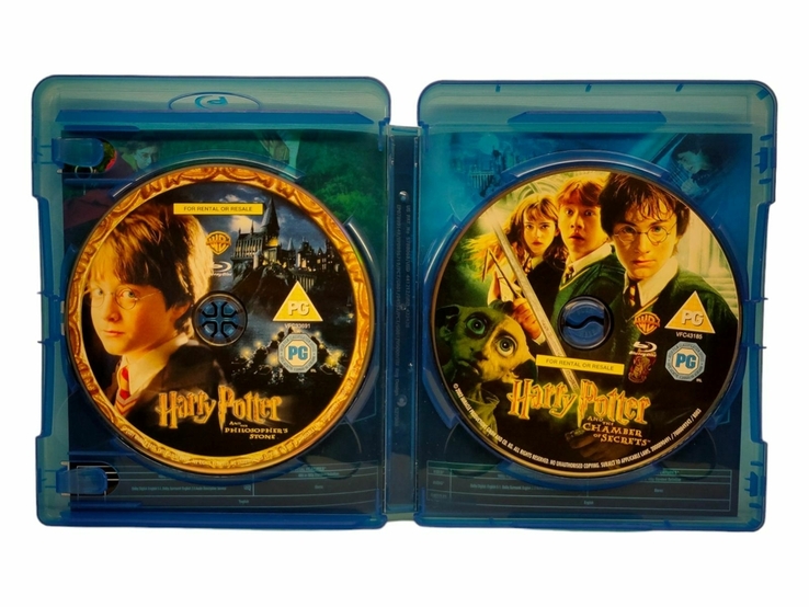 Blu Ray диск Harry Potter Philosopher`s Stone + Chamber of Secrets (на англійській мові), photo number 4