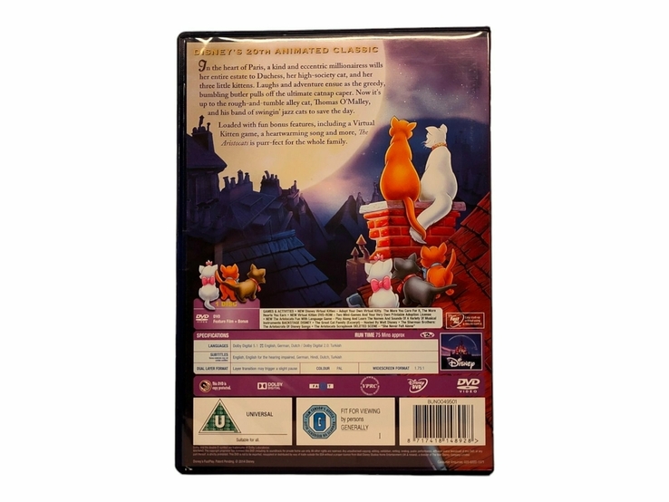 DVD диск The Aristocats (на англійській мові), фото №5