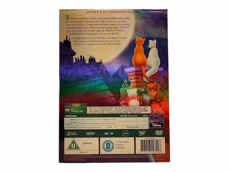 DVD диск The Aristocats (на англійській мові), фото №6