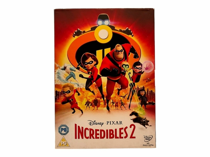 DVD диск Incredibles 2 (на англійській мові), numer zdjęcia 2