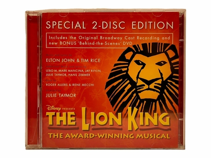 Аудіо CD диск The Lion King Special 2 Disc Edition OST (саундтрек), фото №2