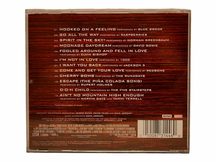 Аудіо CD диск Guardians of the Galaxy Vol 1 OST (саундтрек), фото №3