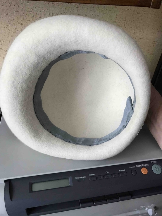 Шляпа из натурального фетра с добавлением заячьего пуха., фото №4