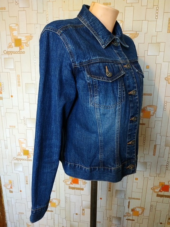 Куртка джинсова жіноча MARK &amp; SPENCER коттон р-р 16, photo number 3