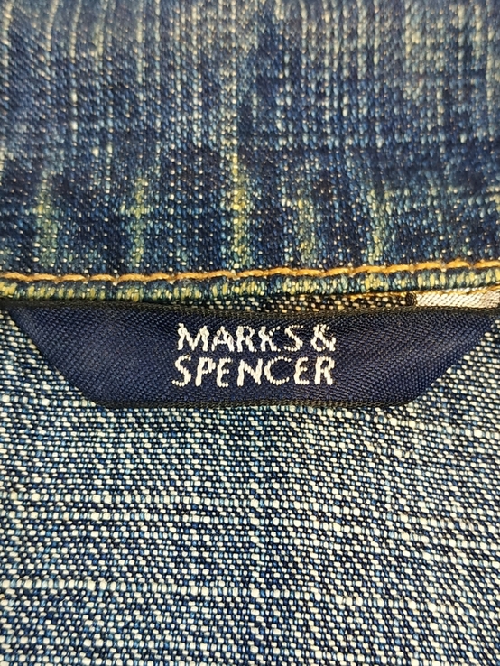 Куртка джинсова жіноча MARK &amp; SPENCER коттон р-р 16, numer zdjęcia 10