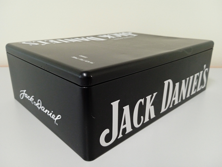 Металева упаковка, коробка Jack Daniels 20*27*9 cm, фото №4