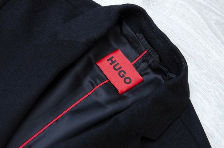 Пальто з вовни Hugo Boss Migor Slim Fit. Розмір 46, фото №3