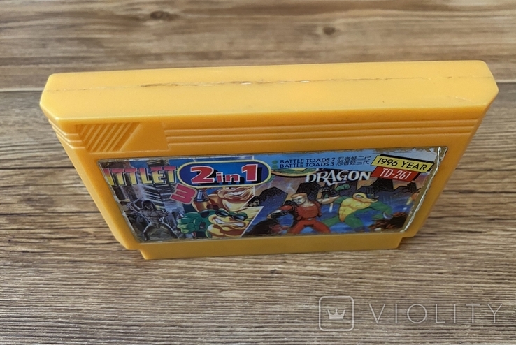 2in1 Battletoads & Double Dragon Dendy картридж 90-і роки