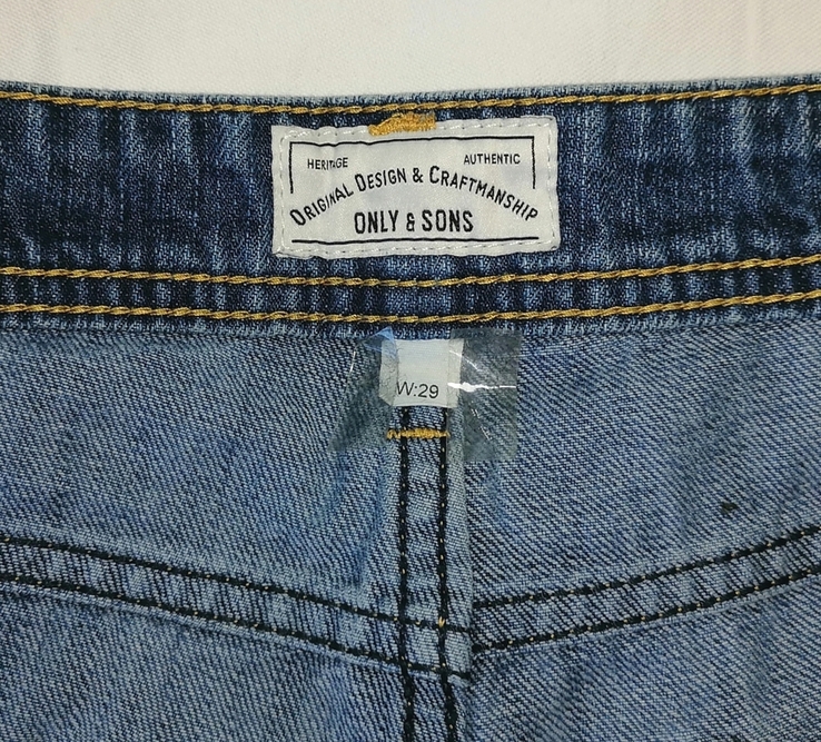Шорти чоловічі джинсові розмір S / W29, фото №8