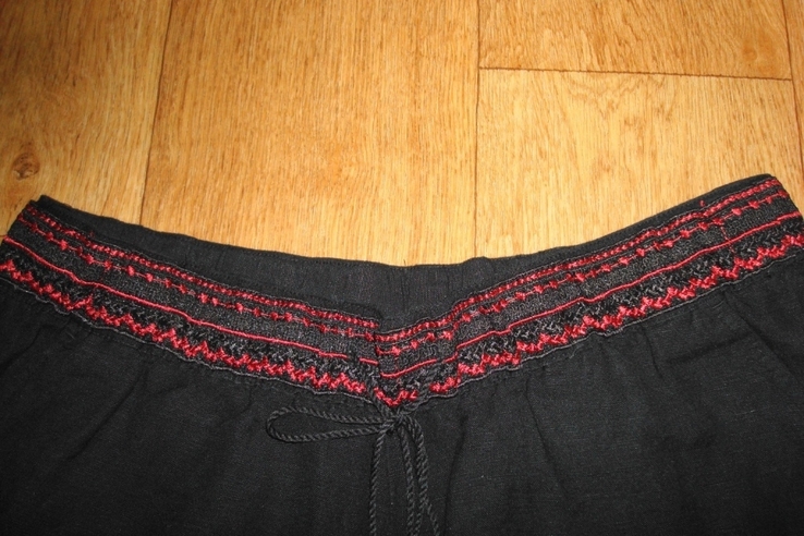 Esmara Льняные красивые женские шорты черные EUR 42, numer zdjęcia 6