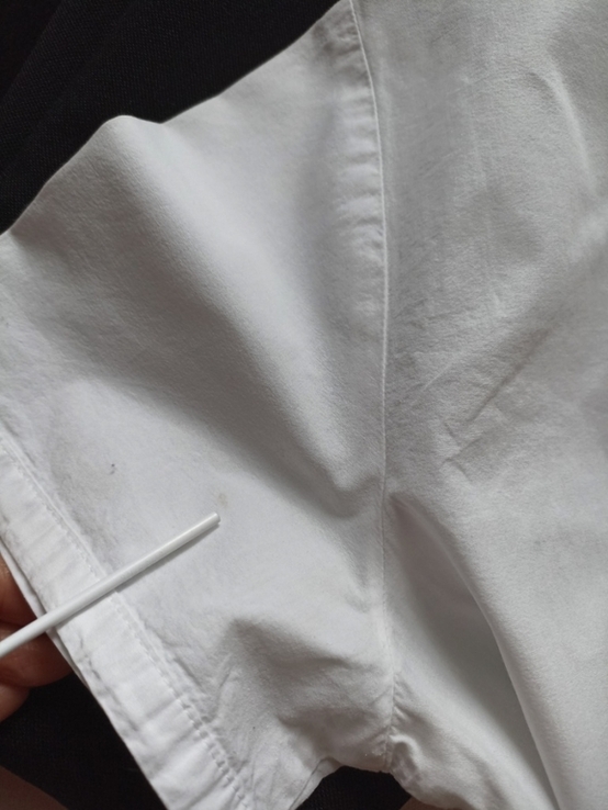 Gerry Weber красивая женская блузка хлопок белая по низу волан, photo number 13