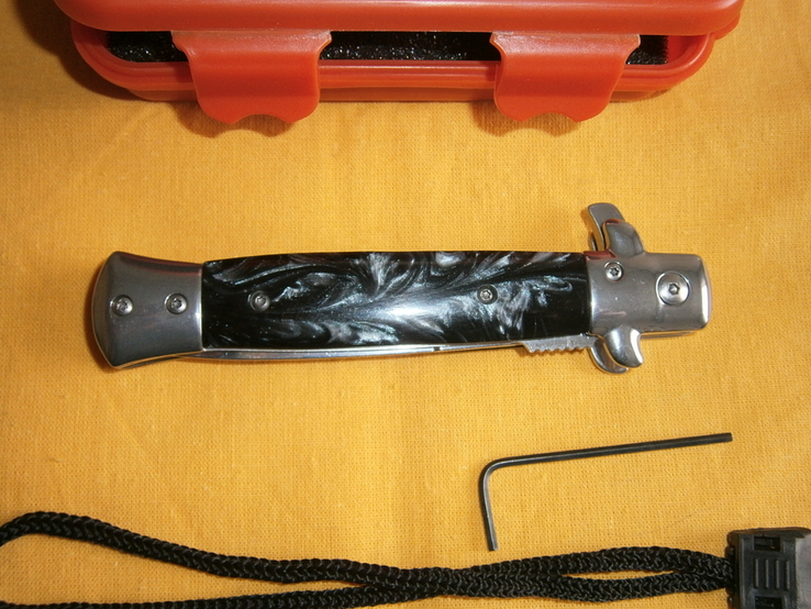 Новый фирменный складной нож стилет "PoktWorld Folding" (Schwarzwald), фото №4