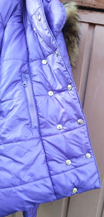 Пальто новое Dingo 32-го (XXS) размера зимнее для девочки, numer zdjęcia 12