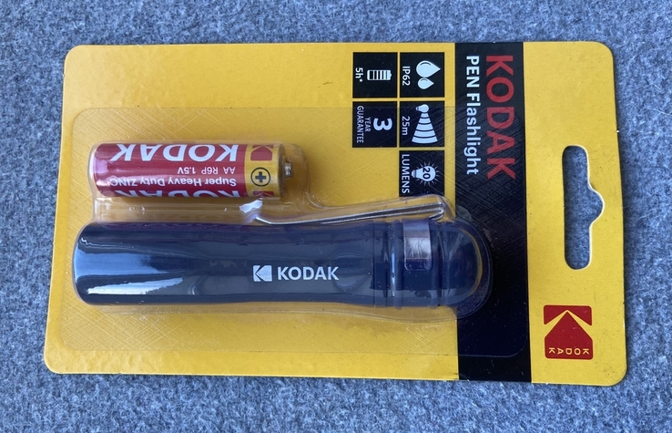 Ліхтар Kodak 1-LED Pen Flashlgiht + 1AA SHD, фото №7