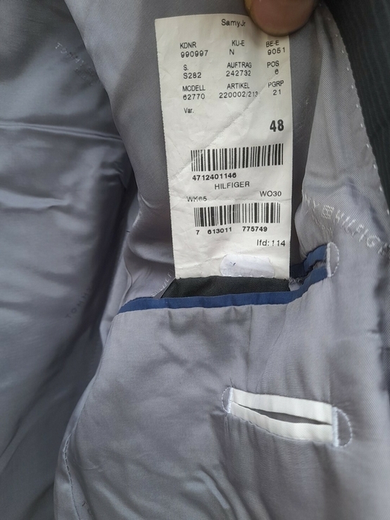 Діловий піджак Tommy Hilfiger розмір 48, фото №8