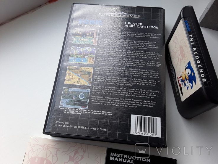Sonic the hedgehog SEGA GENESIS / MEGA DRIVE сега сонік (119083558 ...