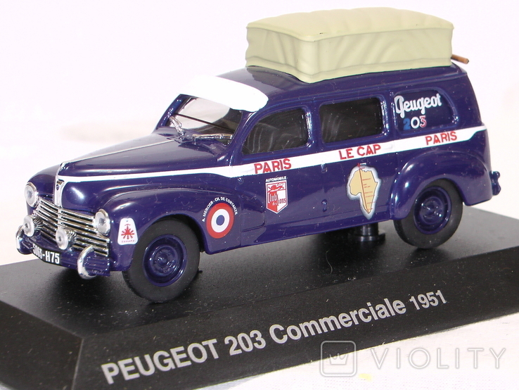 PEUGEOT 203 TOLE GLACE ORTIZ MIKO NOREV 1:43 of reference 471012