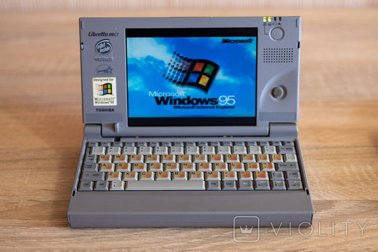 Toshiba Libretto 50ct - винтажный субноутбук. Рабочий + док