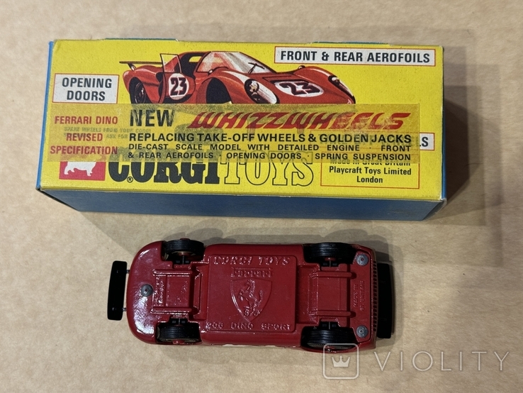 Corgi Toys 344 Ferrari 206 Dino Sport Red (121006400) - купити Violity