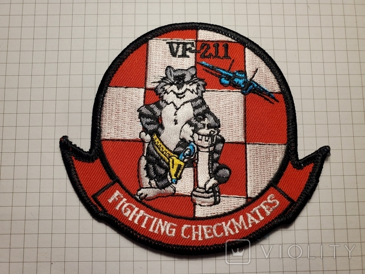 US Navy VF-211 Fighting Checkmates Squadron (121016407) - buy on Violity