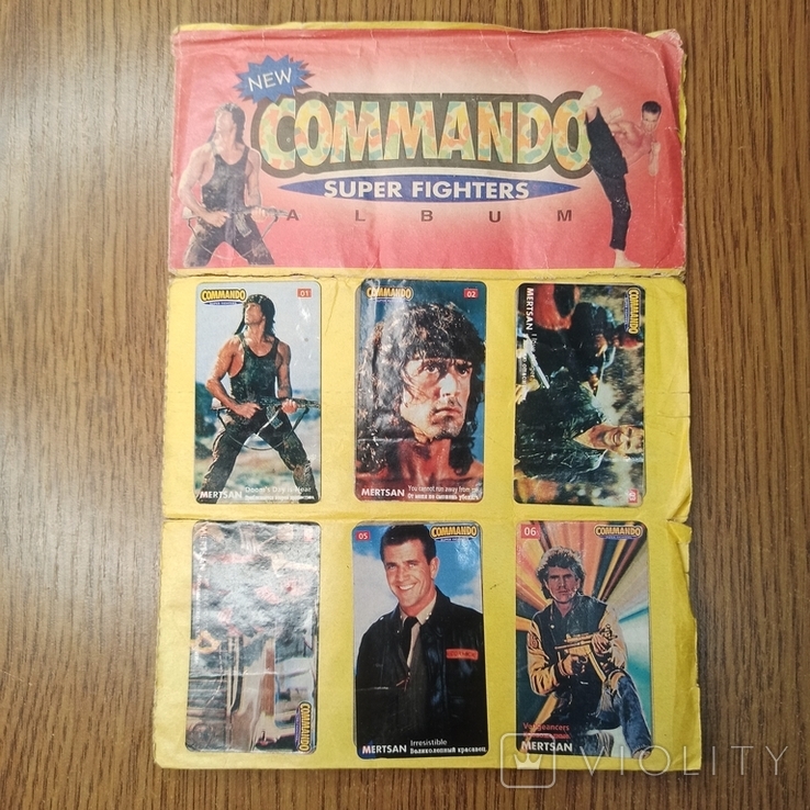 Commando , полный альбом с наклейками, вся коллекция Commando Super ...
