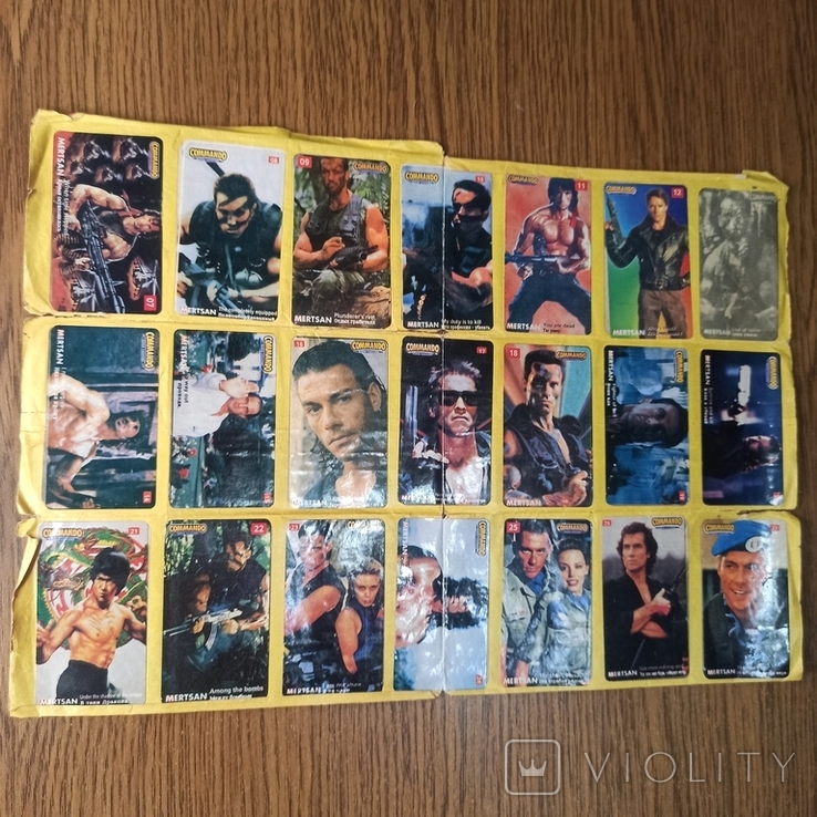 Commando , полный альбом с наклейками, вся коллекция Commando Super ...
