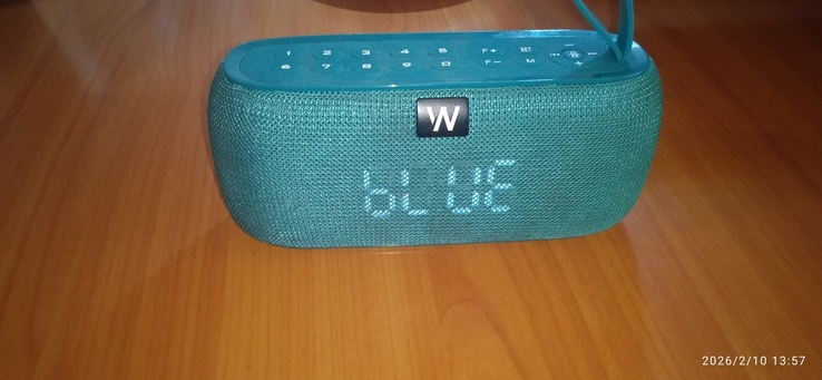 Bluetooth-колонка Walker WSP-150 цвета павлиний синий., photo number 4