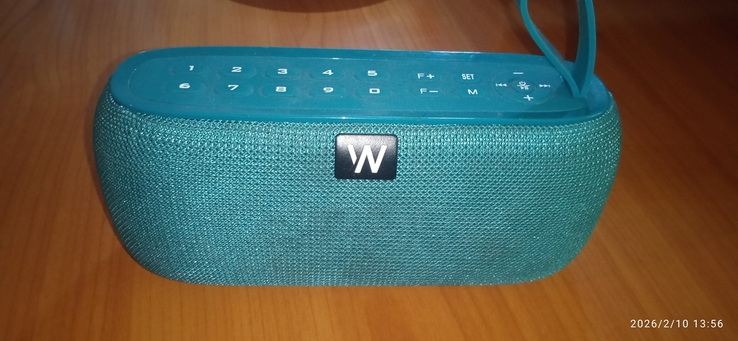 Bluetooth-колонка Walker WSP-150 цвета павлиний синий., photo number 7