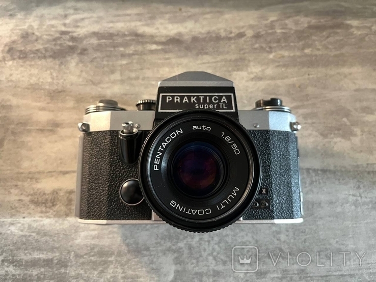Фотоапарат PRAKTICA SUPER TL з об'єктивом PENTACON 1.8/50 MC