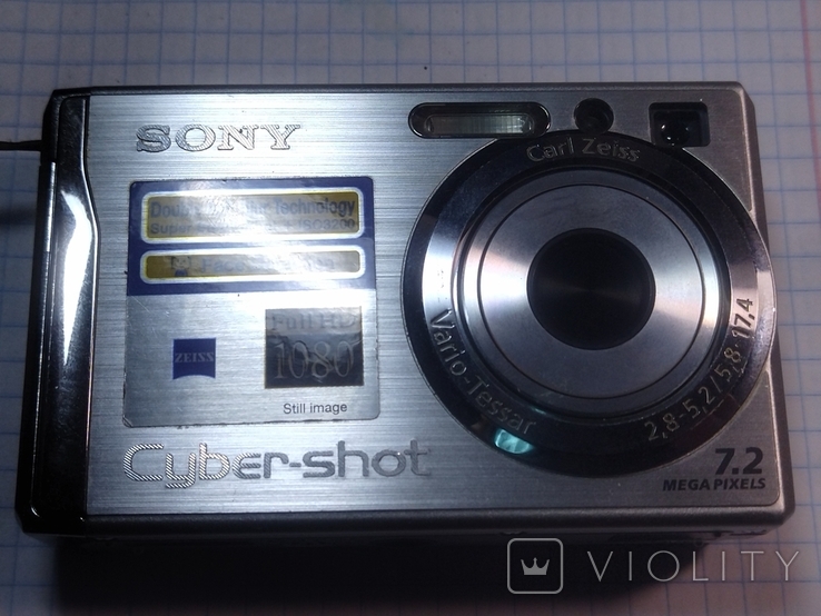 Фотоапарат SONY Cyber-shot 7,2 мегапікселя (122869671) - купити
