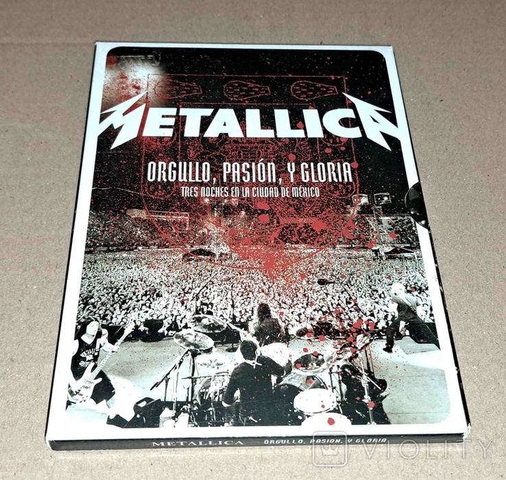 DVD Metallica. Orgullo, Pasion, y Gloria. Tres Noches en la Ciudad