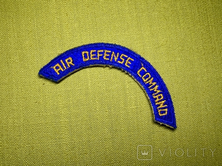 US ARMY AIR FORCE Air Defense Command scroll/ full color c/e (123064297 ...